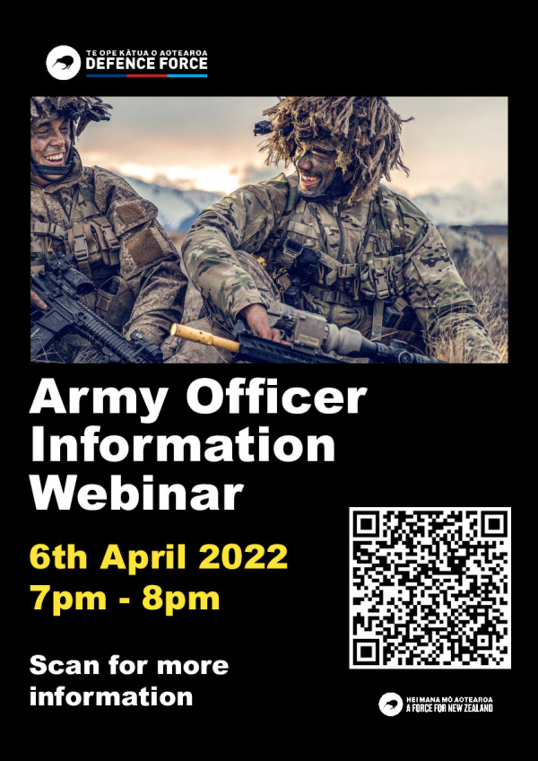 Officer Information Webinar Poster