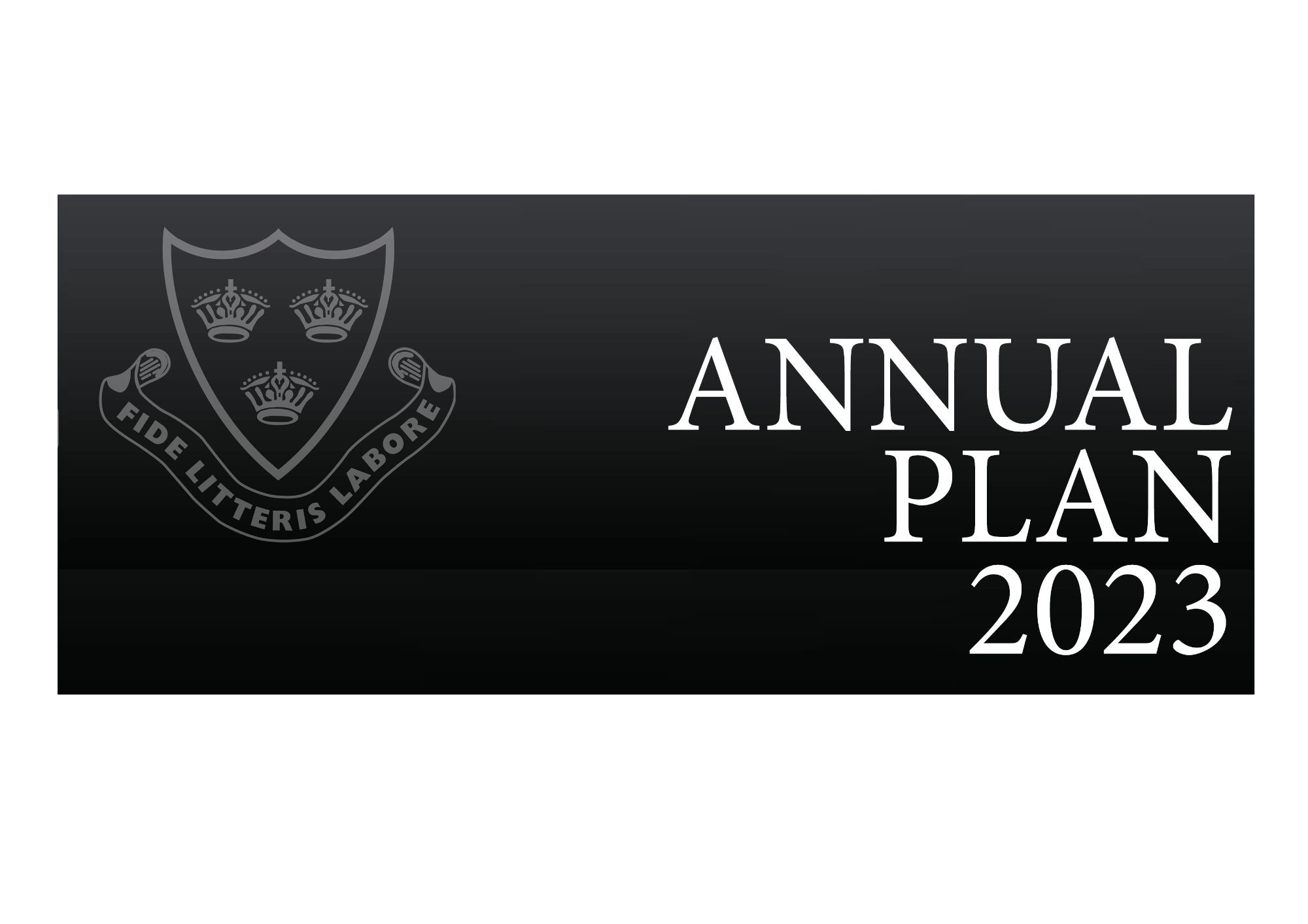 Annual Plan Heading With Crest
