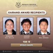 Kairangi Bronze Award Recipients