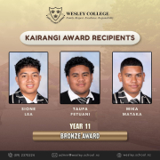 Kairangi Bronze Award Recipients