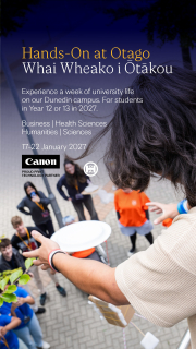 Otago Summer School - Experience a Week of University Life