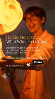 Otago Summer School - Experience a Week of University Life