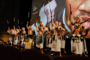 Wesley College Students' attend the premiere of Lomu at Auckland's Civic Theatre