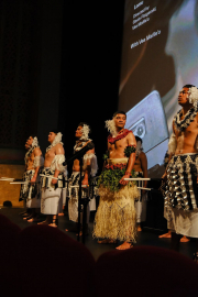 Wesley College Students' attend the premiere of Lomu at Auckland's Civic Theatre