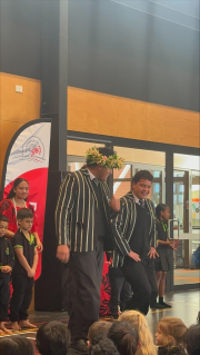 Celebrating Cook Islands Week - Wesley College Cook Islands Group visit Paerata School