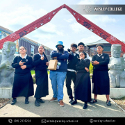 Te Kahu Rolleston visits Wesley College