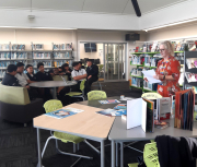 Auckland and Waiuku Libraries visit Wesley College